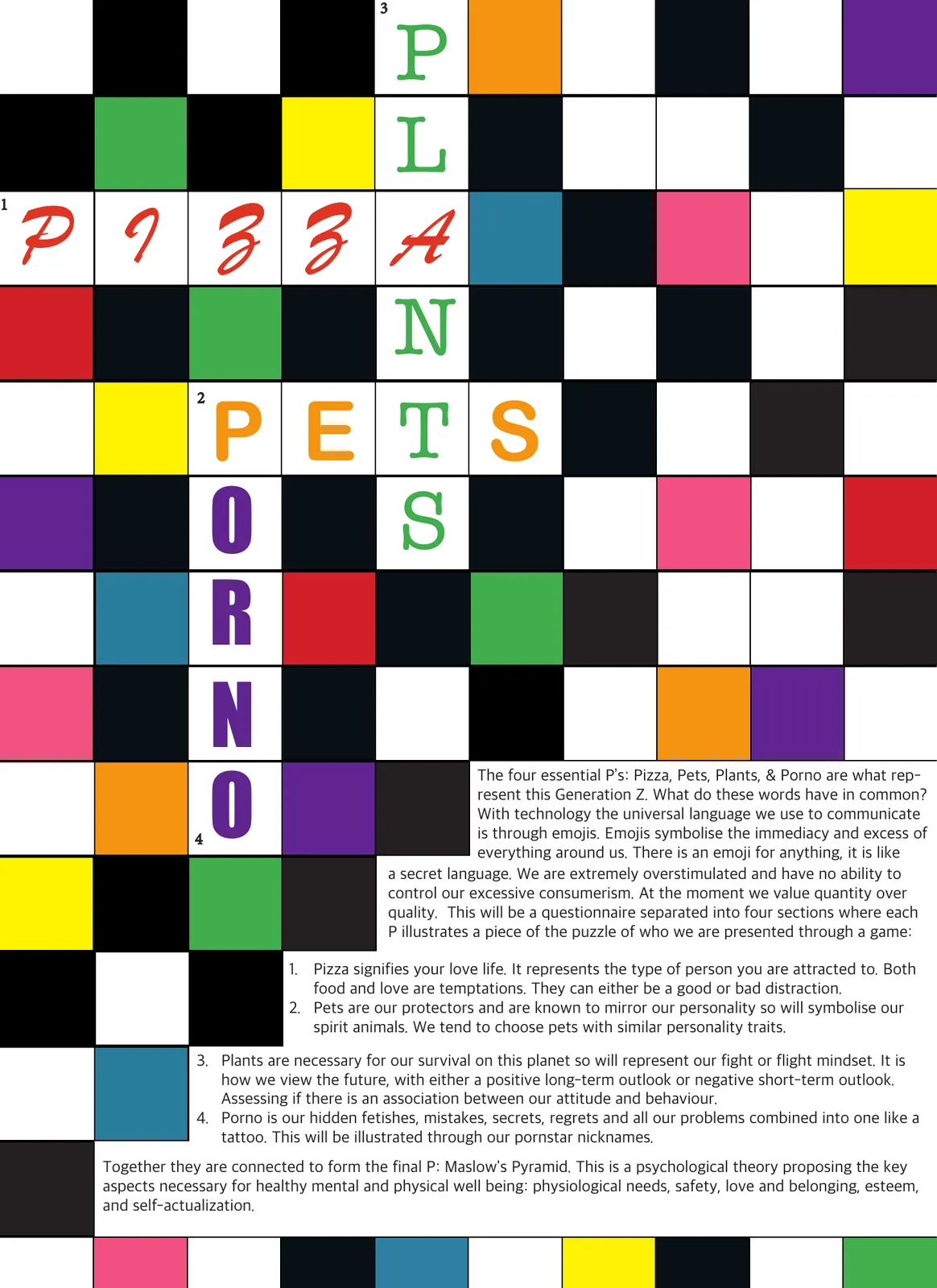The 4 P's, page 1